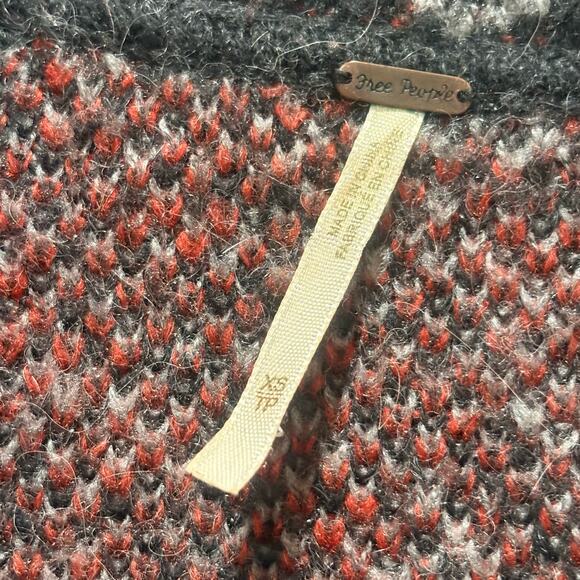 Free People Small Geometric Southwest Cardigan Sweater Size XS - Picture 7 of 8